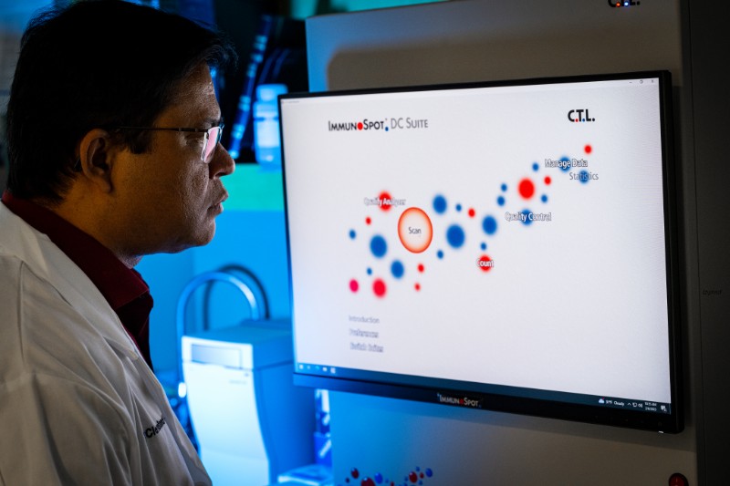 Use of Multicolor Enzymatic and Fluorescence ImmunoSpot Analyzer